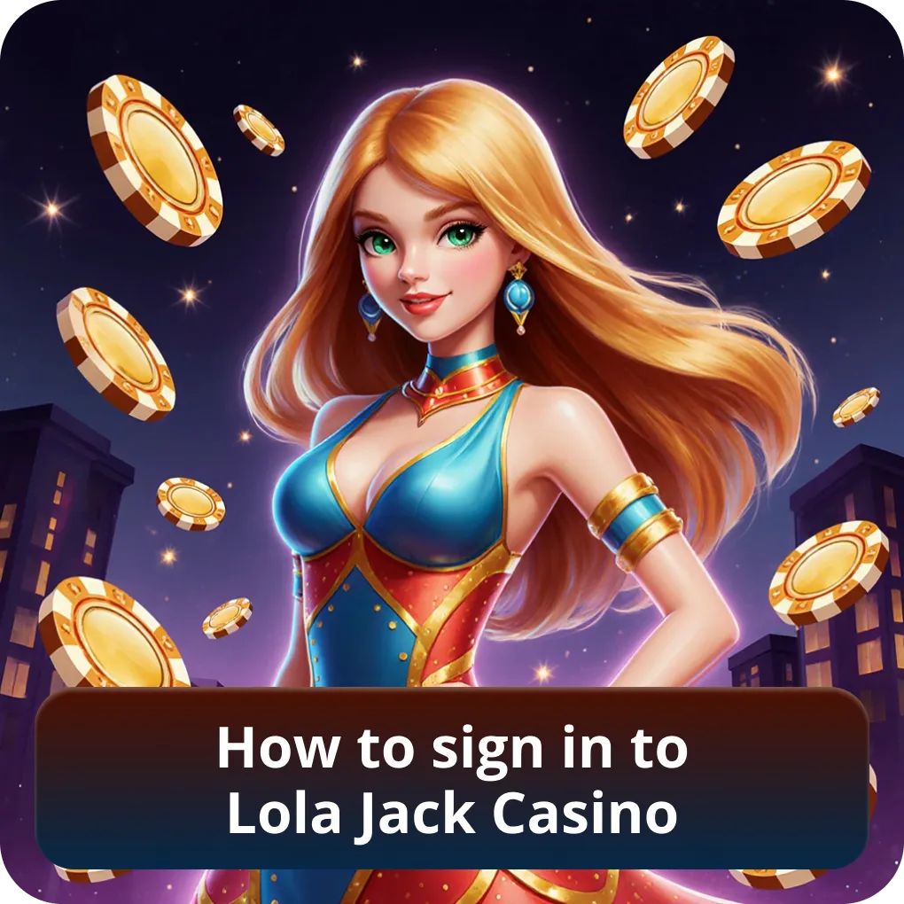 How to sign in to Lola Jack Casino